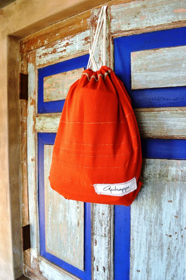 Colorful Cloth String Bag | Durable Handloomed Cotton String Bag — ApiHappi