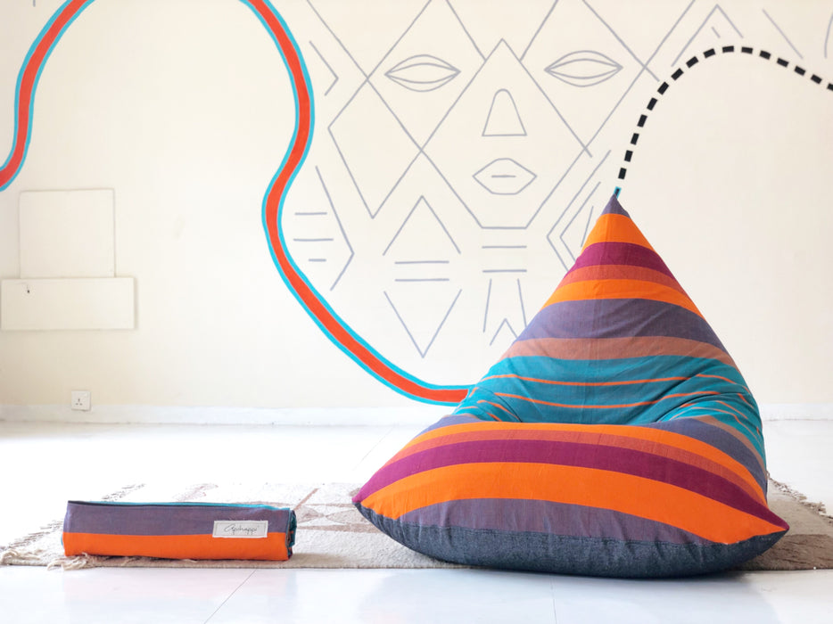 Back to the Future/Charcoal Bean Bag